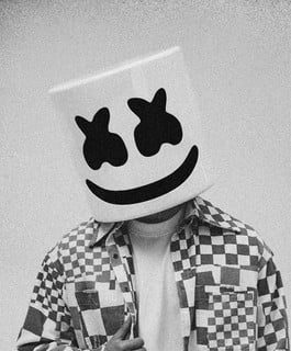 This is the Avatar Image for the Marshmello AI Voice and Text to Speech Generator